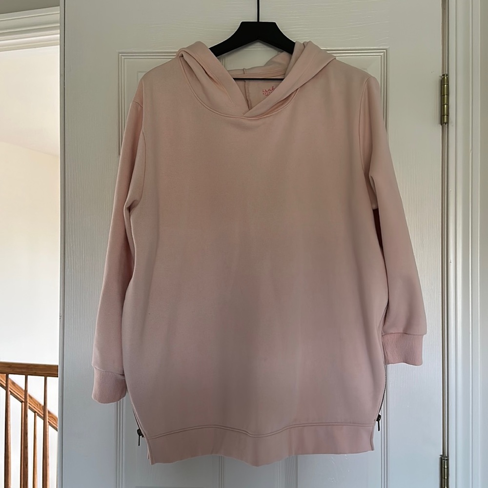 XL maternity hoodie with side zippers